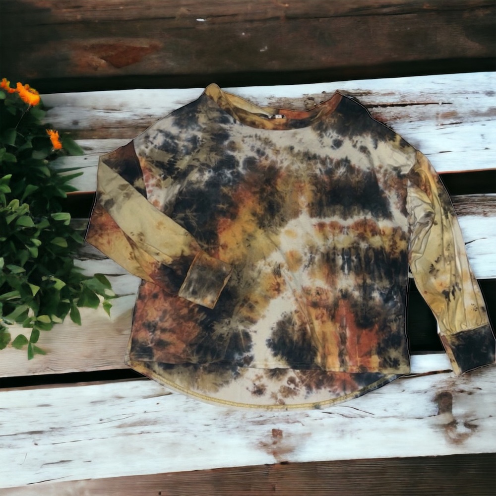 Umgee long sleeve tie dye top